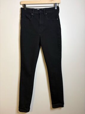 Women’s Everlane The High Rise Skinny Jean in black size 28 regular
